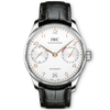 IWC Schaffhausen Portugieser 42mm Silver/Rose Dial Men's Automatic Strap Watch - Berry's Jewellers