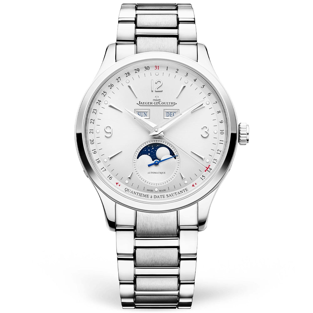 Jaeger-LeCoultre Master Control Calendar Silver Dial 40mm Automatic Bracelet Watch - Berry's Jewellers