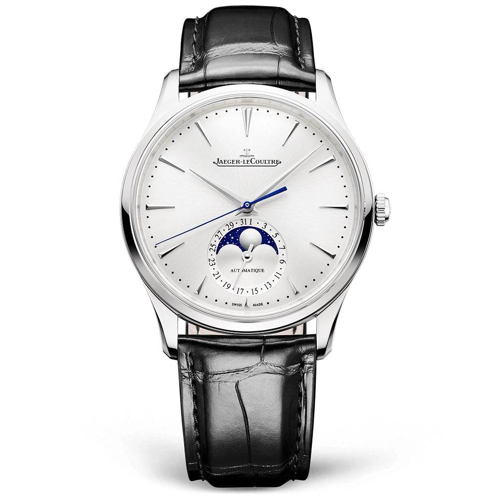 Jaeger-LeCoultre Master Ultra Thin Moon 39mm Silver Dial Automatic Watch - Berry's Jewellers