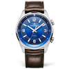 Jaeger-LeCoultre Polaris 41mm Blue Dial Men's Automatic Brown Leather Strap Watch - Berry's Jewellers