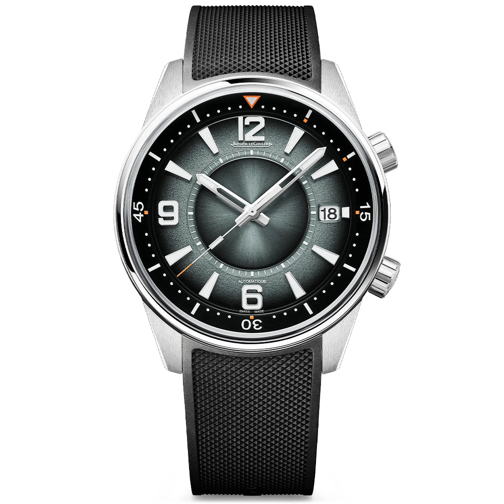 Polaris Date 42mm Ocean Grey Dial Automatic Rubber Strap Watch