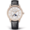 Jaeger-LeCoultre Rendez-Vous Moon 34mm Silver Guilloche Dial 18ct Pink Gold Watch - Berry's Jewellers