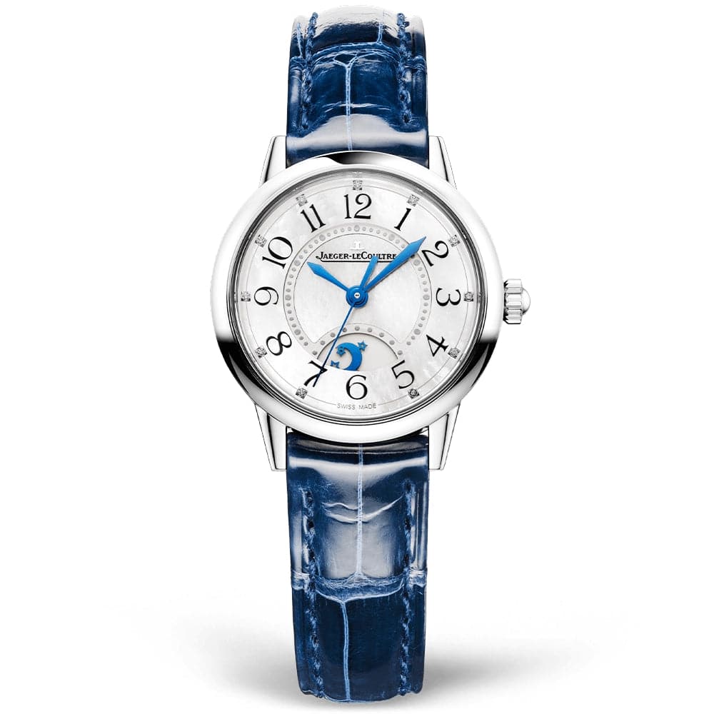 Jaeger-LeCoultre Rendez-Vous Night & Day 29mm Mother of Pearl Diamond Dial Watch - Berry's Jewellers