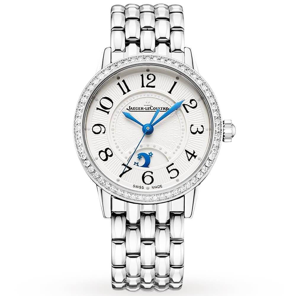 Jaeger-LeCoultre Rendez-Vous Night & Day 29mm Silver Dial Diamond Bezel Bracelet Watch - Berry's Jewellers