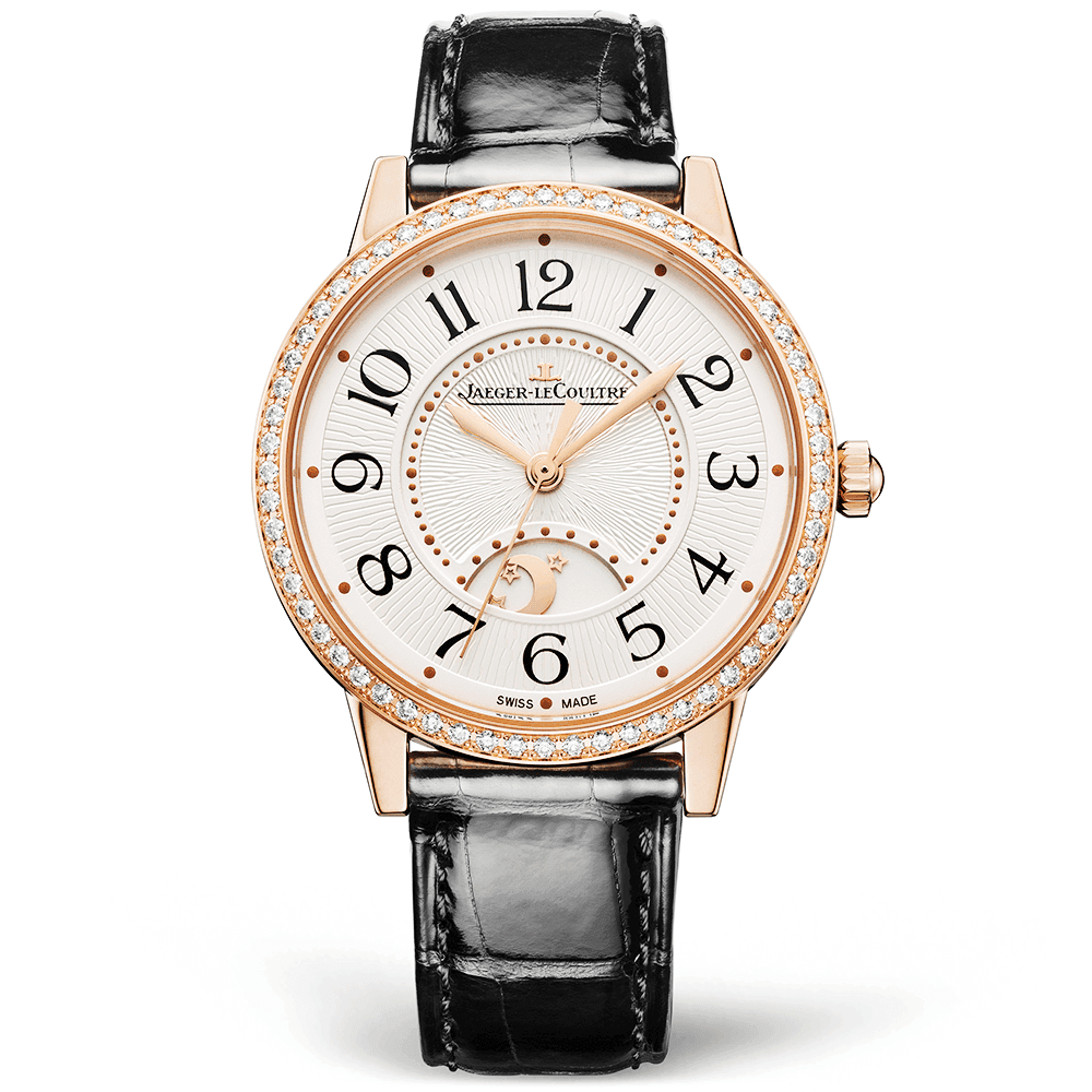 Rendez-Vous Night & Day 34mm 18ct Pink Gold Silver Dial Watch