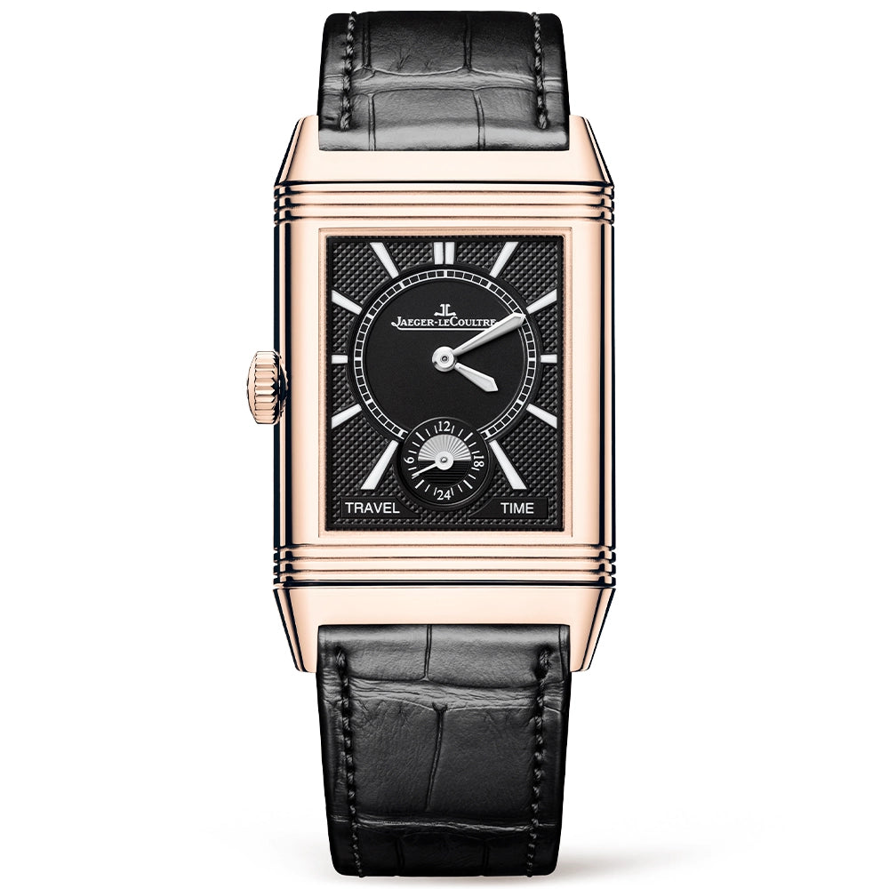 Jaeger-LeCoultre Reverso Classic Duoface Small Seconds 18ct Rose Gold Men's Watch - Berry's Jewellers