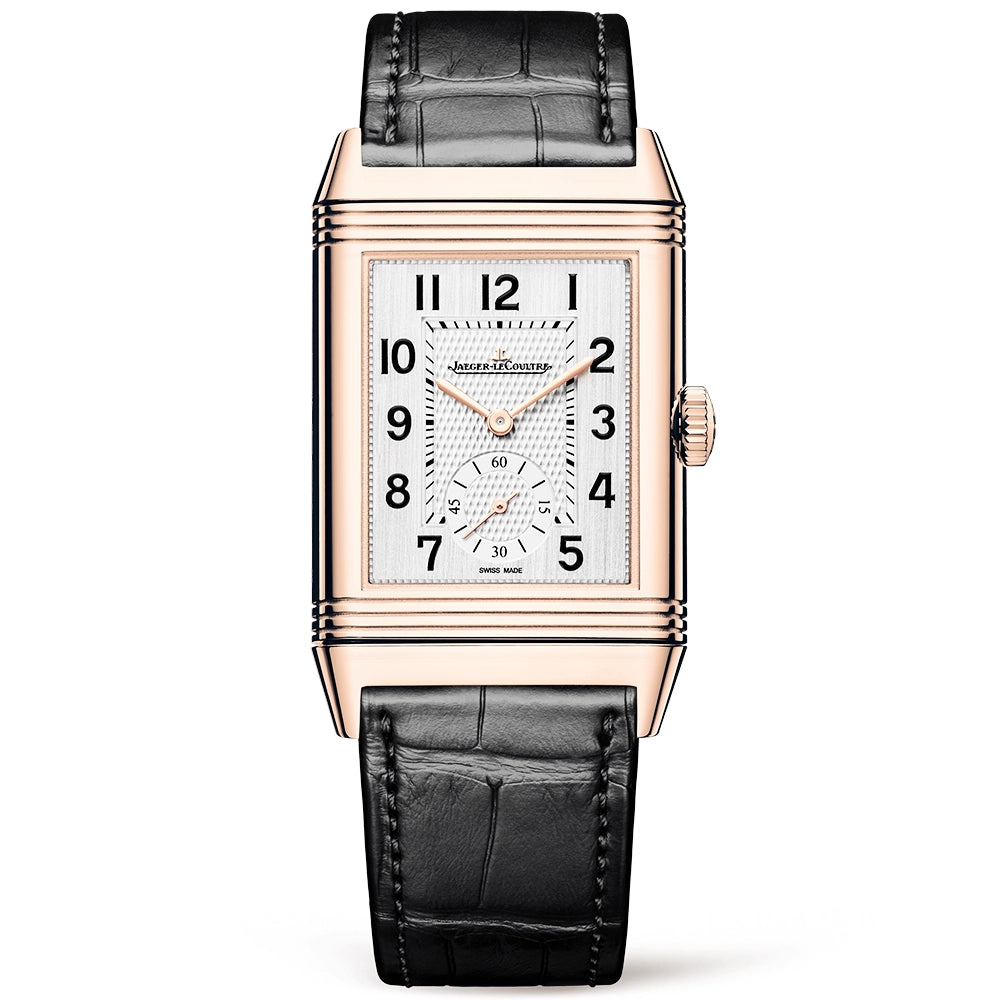 Reverso Classic Duoface Small Seconds 18ct Rose Gold Men's Watch