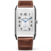 Jaeger-LeCoultre Reverso Classic Large Duoface Silver Dial & Brown Strap Watch - Berry's Jewellers