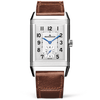 Jaeger-LeCoultre Reverso Classic Large Silver Dial & Brown Leather Strap Watch - Berry's Jewellers