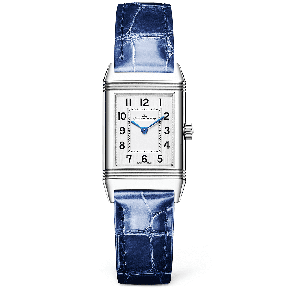 Jaeger-LeCoultre Reverso Classic Small Steel Ladies Leather Strap Watch - Berry's Jewellers