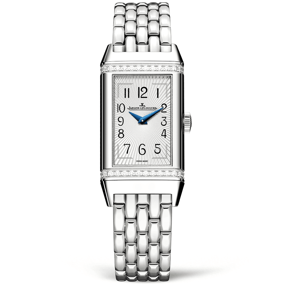 Jaeger-LeCoultre Reverso One Diamond Set Bezel & Silver Dial Ladies Bracelet Watch - Berry's Jewellers