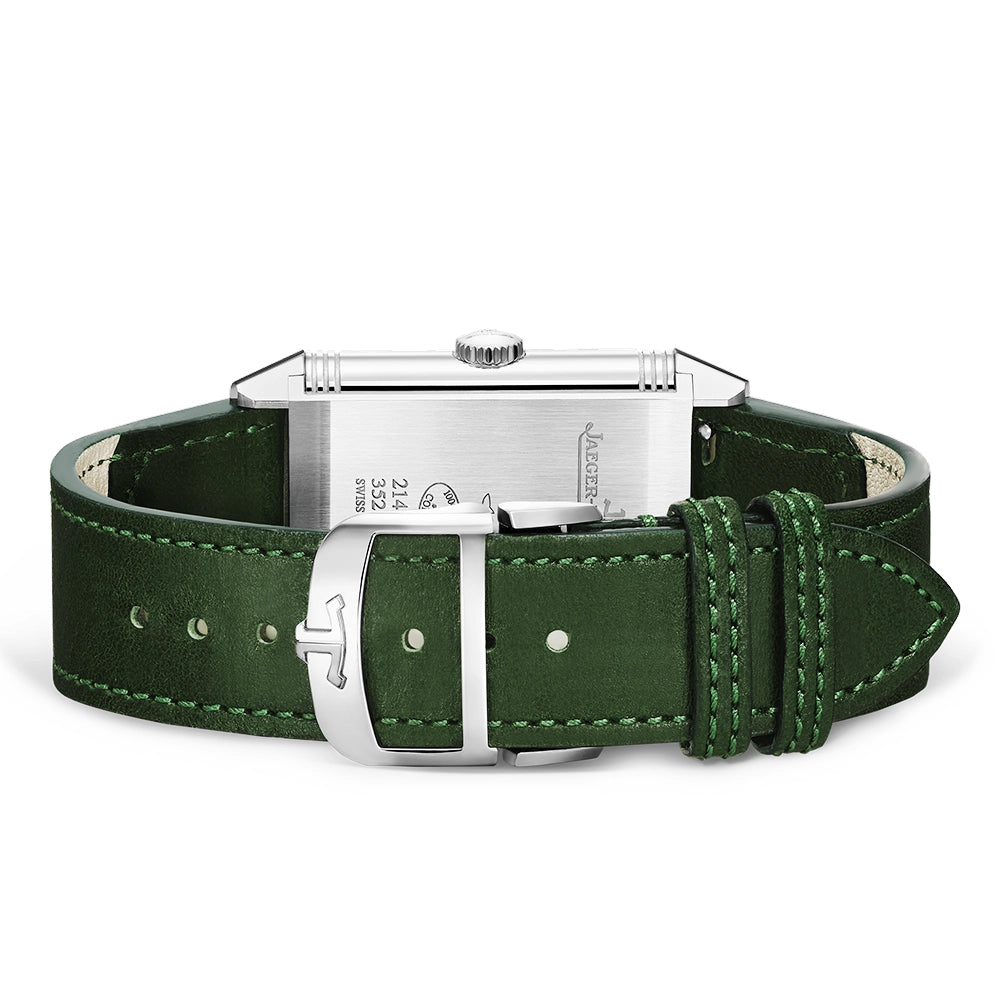 Reverso Tribute Monoface Small Seconds Green Dial Watch