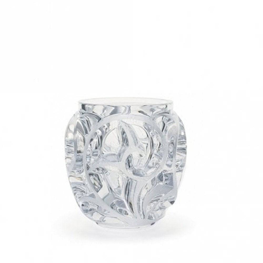 Lalique Tourbillons Small Clear Crystal Vase - Berry's Jewellers