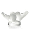 Lalique Two Lovebirds Large Clear Crystal Sculpture - Berry's Jewellers