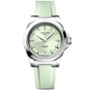 Longines Conquest 34mm Green Sunray Dial Automatic Strap Watch - Berry's Jewellers