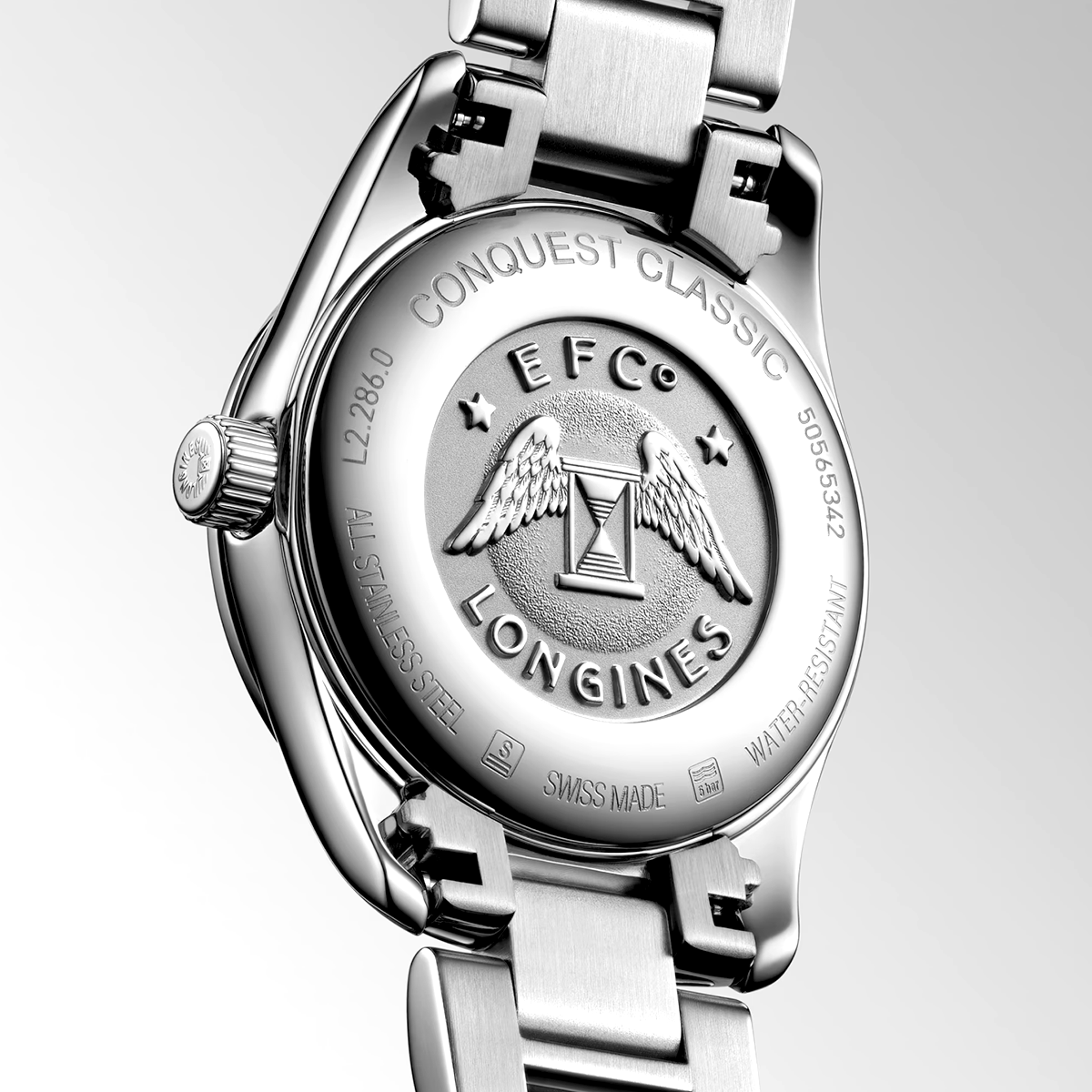 Longines Conquest Classic 29.5mm Diamond Dial & Bezel Ladies Bracelet Watch - Berry's Jewellers