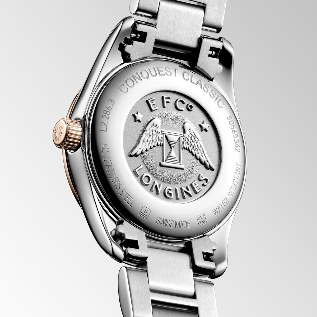 Longines Conquest Classic 29.5mm Two-Tone Silver Dial Ladies Bracelet Watch - Berry's Jewellers