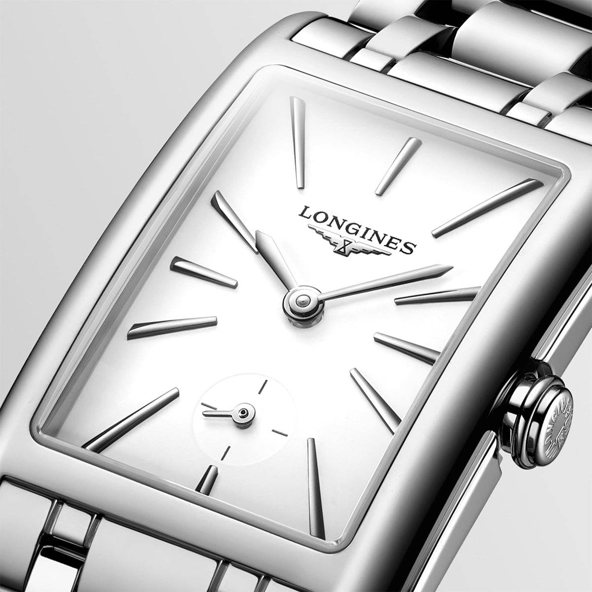 Longines DolceVita 23.3mm x 37mm White Dial Quartz Bracelet Watch - Berry's Jewellers