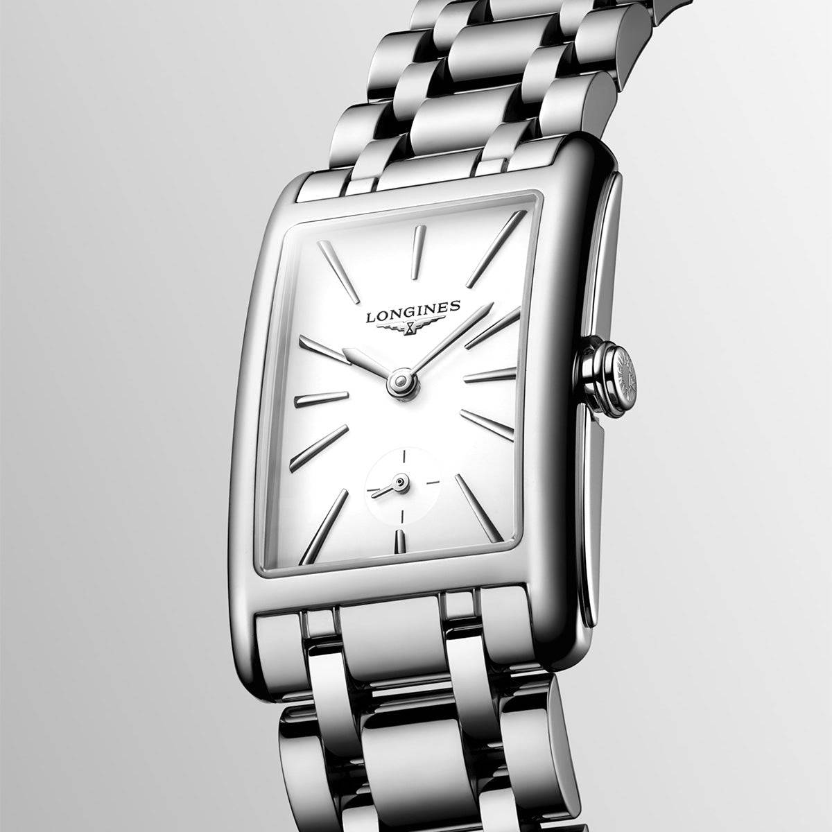 Longines DolceVita 23.3mm x 37mm White Dial Quartz Bracelet Watch - Berry's Jewellers