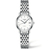 Longines Elegant 25mm White Index Dial Ladies Bracelet Watch - Berry's Jewellers