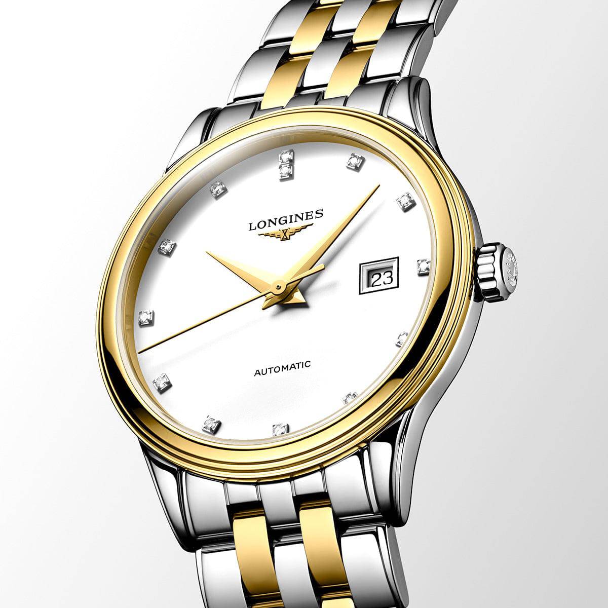 Longines Flagship 30mm White Dial Stainless Steel Bracelet Watch - Berry's Jewellers