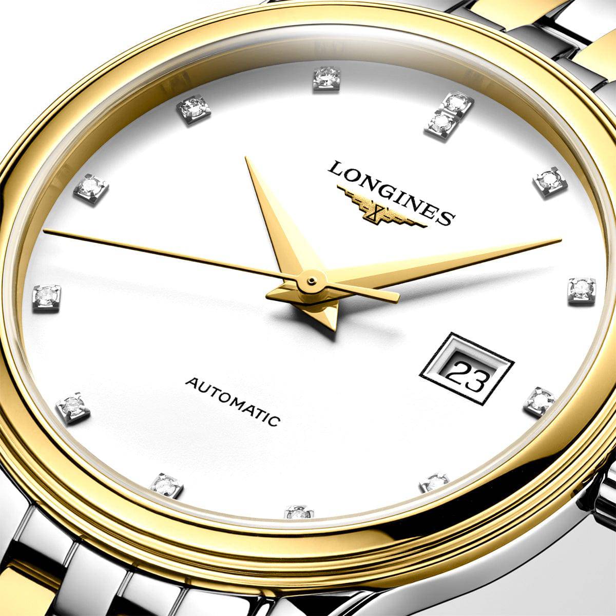 Longines Flagship 30mm White Dial Stainless Steel Bracelet Watch - Berry's Jewellers