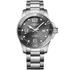 Longines Hydroconquest 43mm Sunray Grey Dial Men's Bracelet Watch - Berry's Jewellers