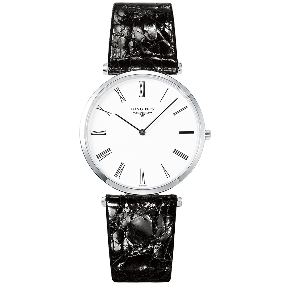 Longines La Grande Classique de Longines 36mm Steel & White Roman Dial Watch - Berry's Jewellers