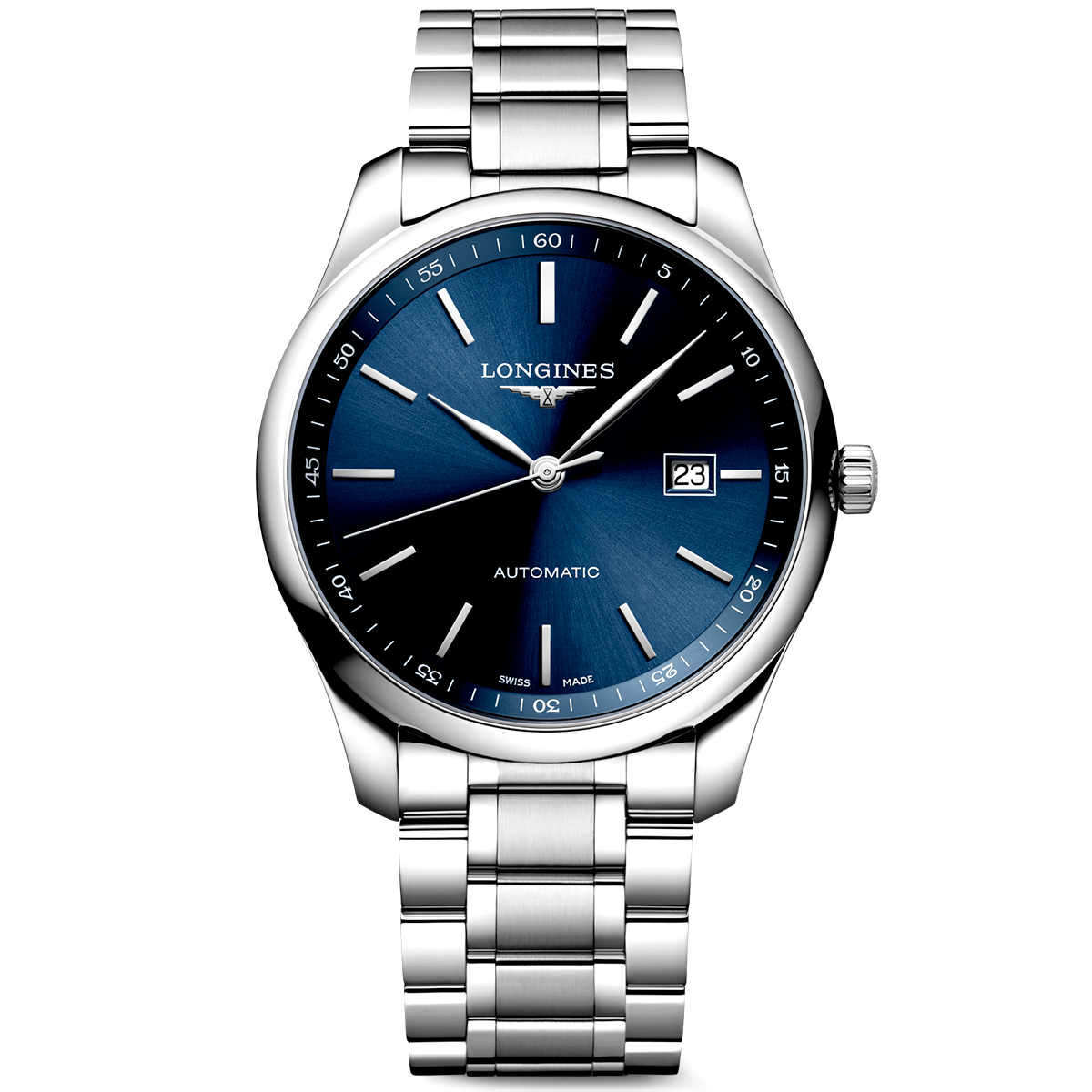 Longines Master Collection 42mm Blue Dial Men's Bracelet Watch - Berry's Jewellers