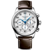 Longines Master Collection Chronograph 42mm Silver Dial Strap Watch - Berry's Jewellers