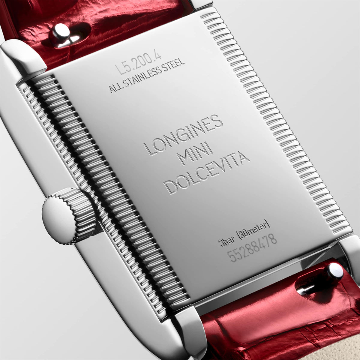 Longines Mini DolceVita Mini Steel Silver Dial Ladies Strap Watch - Berry's Jewellers