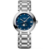 Longines PrimaLuna Moonphase 30.5mm Blue Mother of Pearl Diamond Dial Watch - Berry's Jewellers