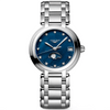 Longines PrimaLuna Moonphase 30.5mm Blue Mother of Pearl Diamond Dial Watch - Berry's Jewellers