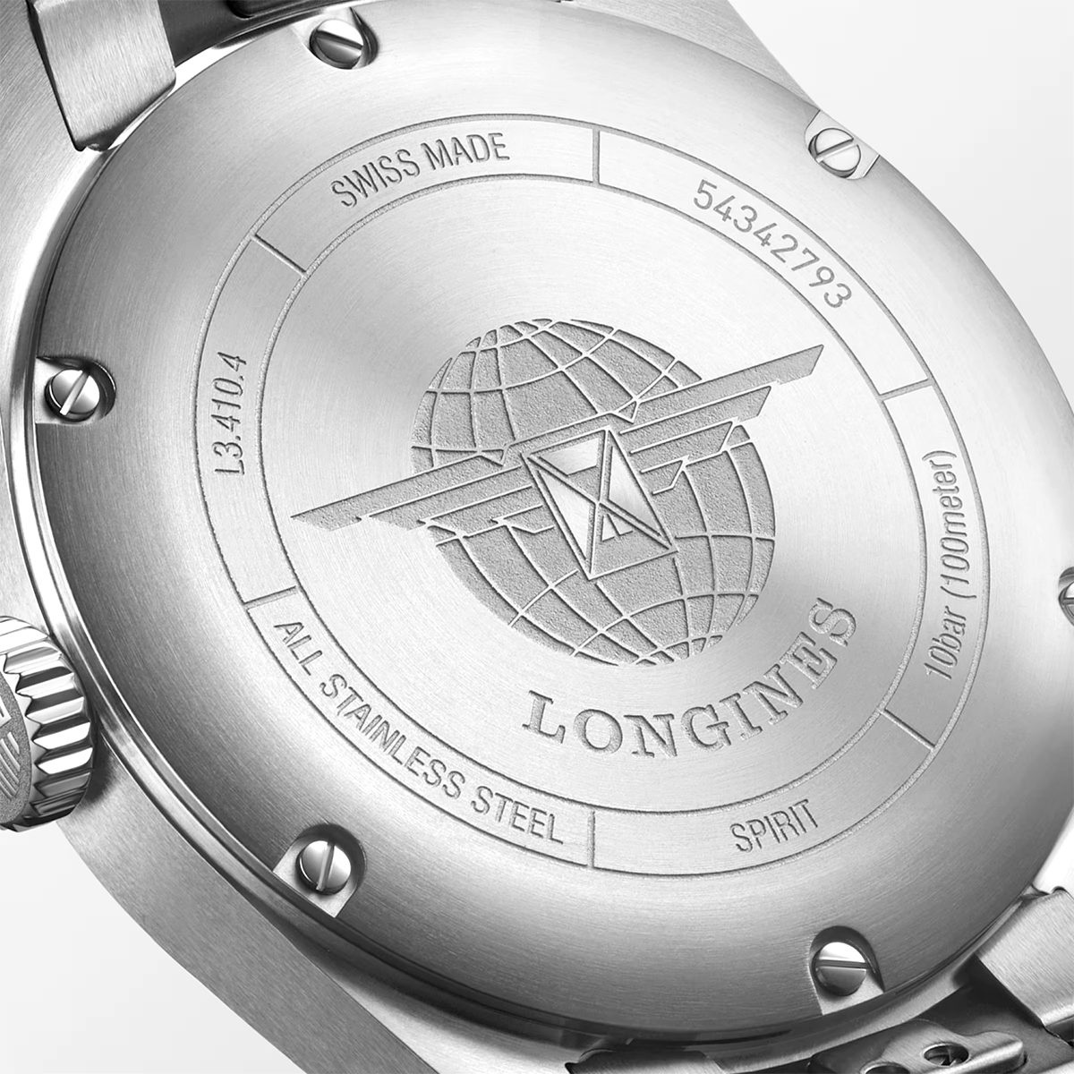 Longines Spirit 37mm Black Dial Automatic Bracelet Watch - Berry's Jewellers