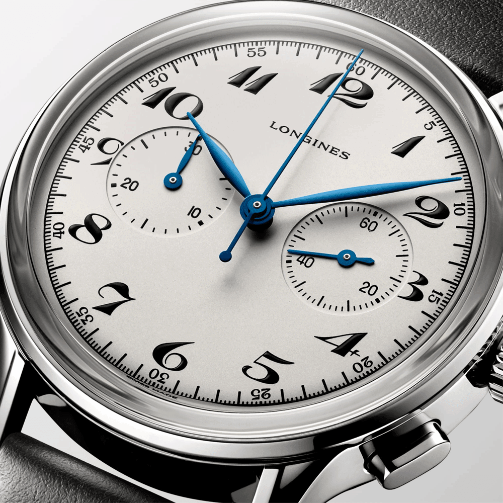 Longines The Longines Heritage Classic 1946 Chronograph Automatic Strap Watch - Berry's Jewellers