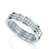 Berry's 18ct White Gold Diamond Two Row Channel Set Ring - Berry's Jewellers