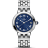 Clair de Rose 34mm Blue Guilloche Dial Ladies Bracelet Watch