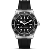 Black Bay 41mm Black Dial & Bezel Men's Rubber Strap Watch