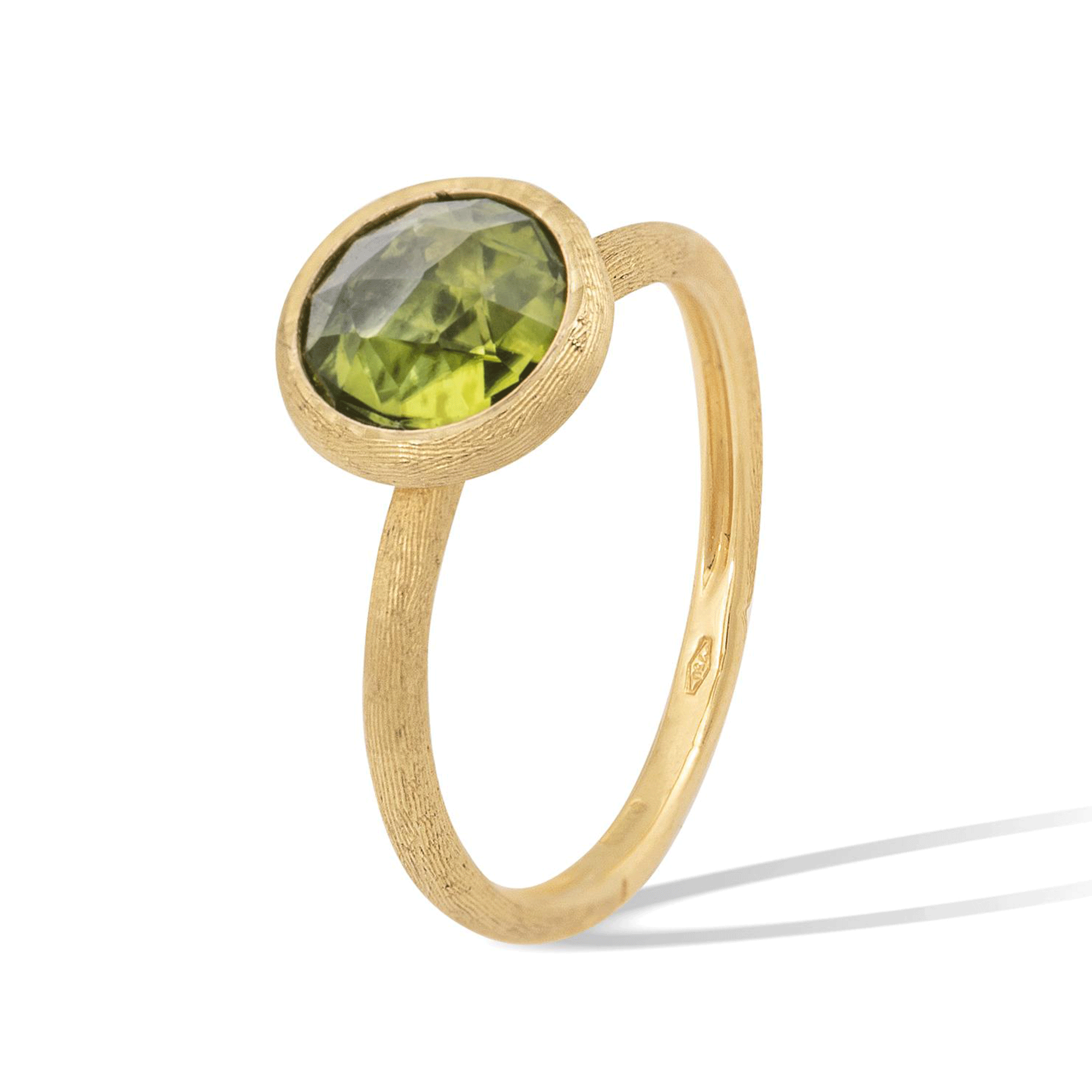 18ct Yellow Gold Jaipur Peridot Small Ring