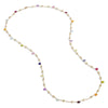 Marco Bicego 18ct Yellow Gold Paradise Mixed Coloured Stones 90cm Necklace - Berry's Jewellers