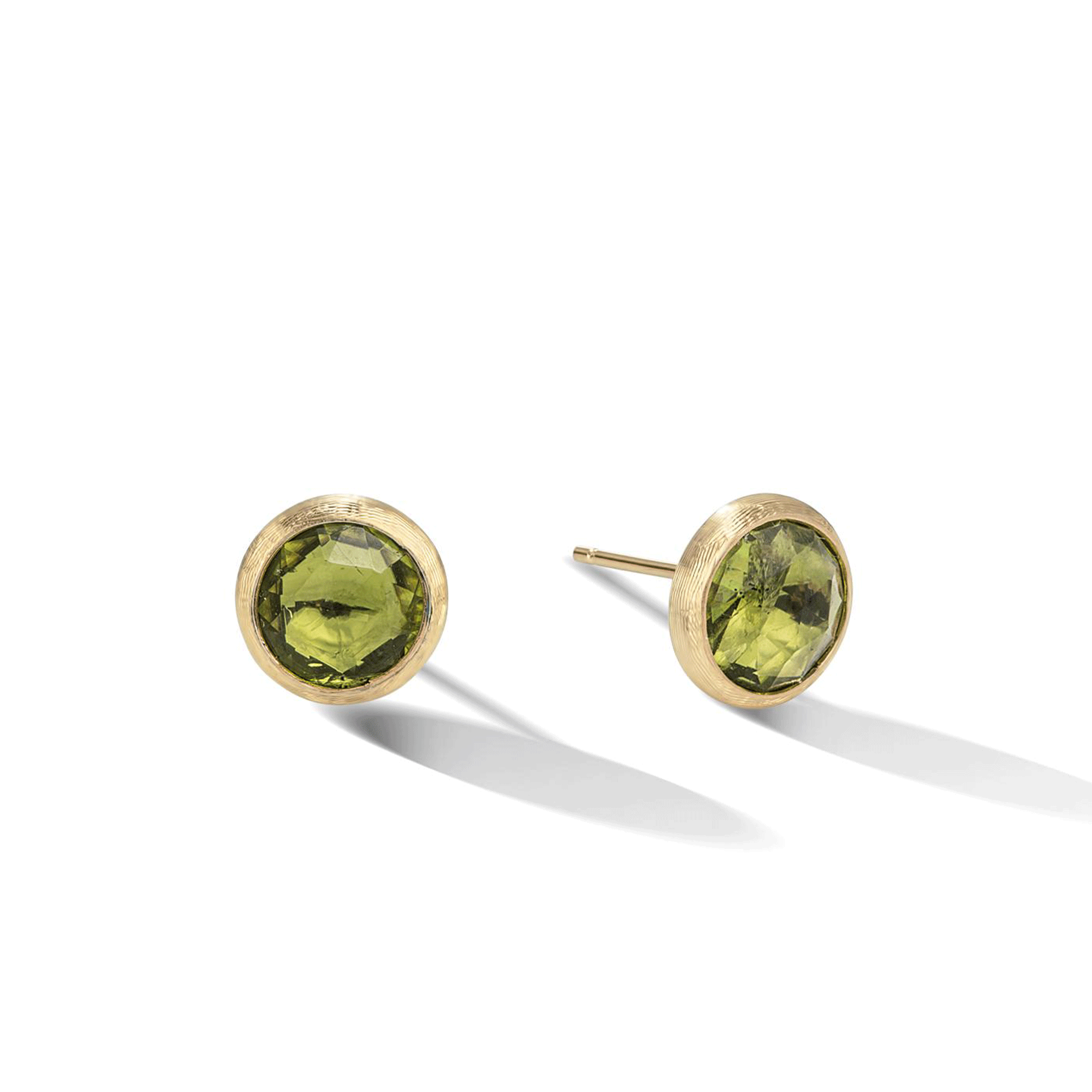 Marco Bicego Jaipur 18ct Yellow Gold Peridot Stud Earrings - Berry's Jewellers