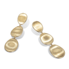 Marco Bicego Lunaria 18ct Yellow Gold Drop Earrings - Berry's Jewellers