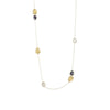 Marco Bicego Lunaria 18ct Yellow Gold Sautoir Necklace With Black & White Mother Of Pearl - Berry's Jewellers