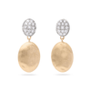 Marco Bicego Siviglia 18ct Yellow Gold & diamond Drop Earrings - Berry's Jewellers