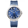 Marine 40mm Blue Dial Automatic Rubber Strap Watch