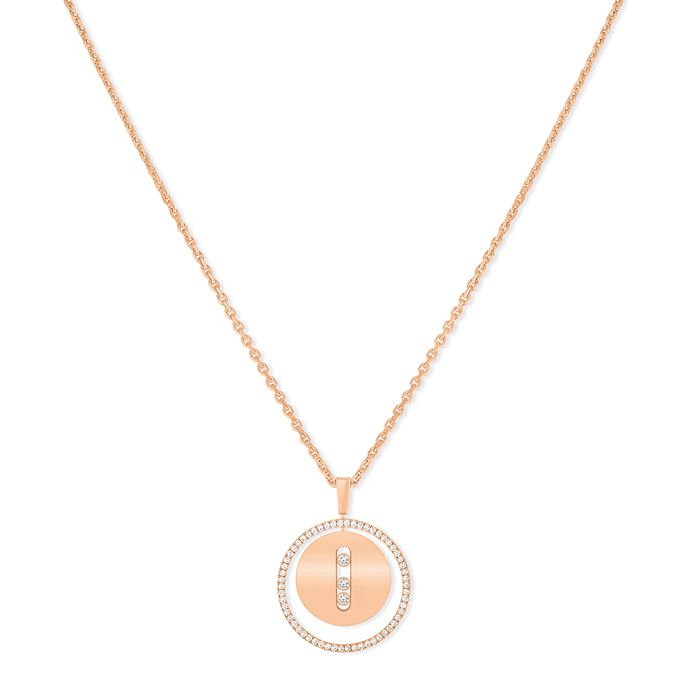 Messika Paris 18ct Pink Gold Lucky Move Diamond Necklace - Berry's Jewellers