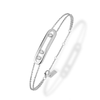 Messika Paris 18ct White Gold Move Classique Three Diamond Set Bracelet - Berry's Jewellers