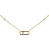 Messika Paris 18ct Yellow Gold Move Uno Diamond Necklace - Berry's Jewellers