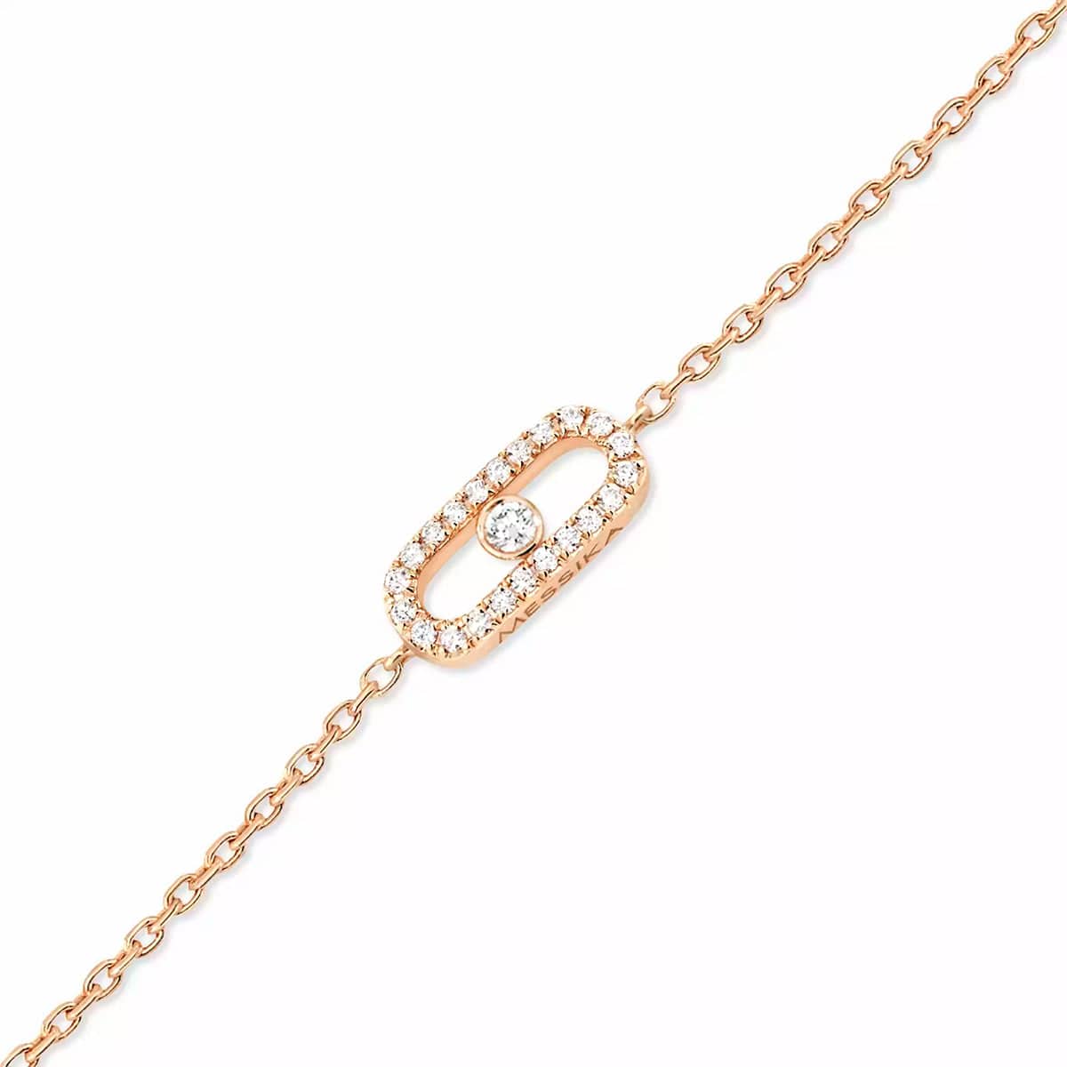 Messika Paris 18ct Yellow Gold Pave Diamond Set Messika Cares Bracelet - Berry's Jewellers