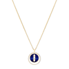 Messika Paris Lapis Lazuli Lucky Move 18ct yellow gold diamond necklace - Berry's Jewellers